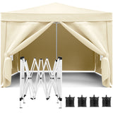 10x10 Pop Up Canopy Tent With Removable Sidewalls