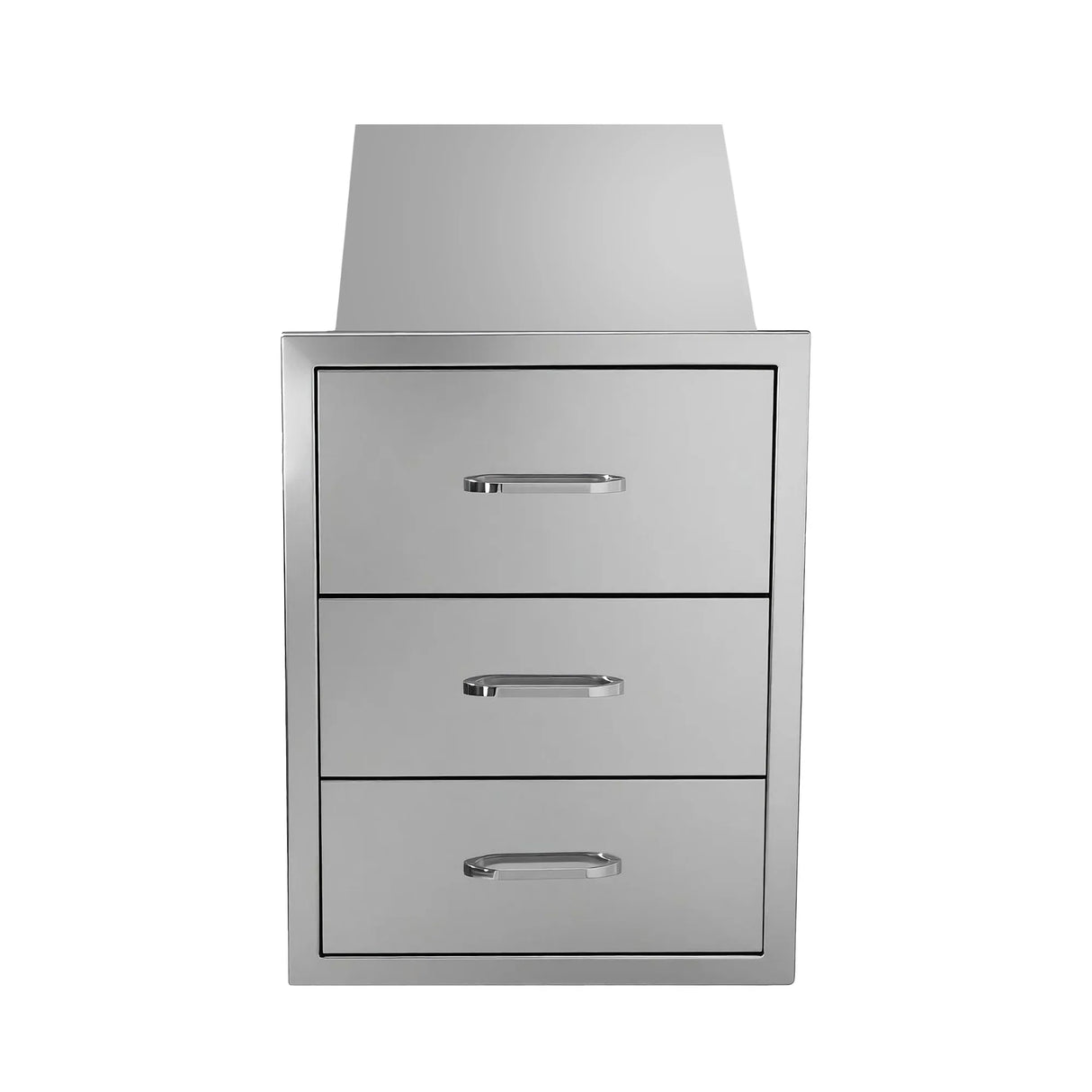 Stainless Steel Outdoor Kitchen Triple Drawer Cabinet - Omega Lifestyles