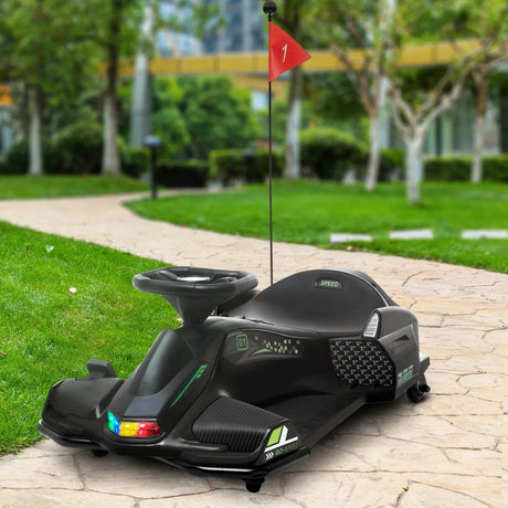 Electric Drift Go Kart With Music And Colorful Lights - Omega Lifestyles