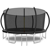 14-Inch Extra Stable 14FT Steel Frame Outdoor Trampoline - Omega Lifestyles
