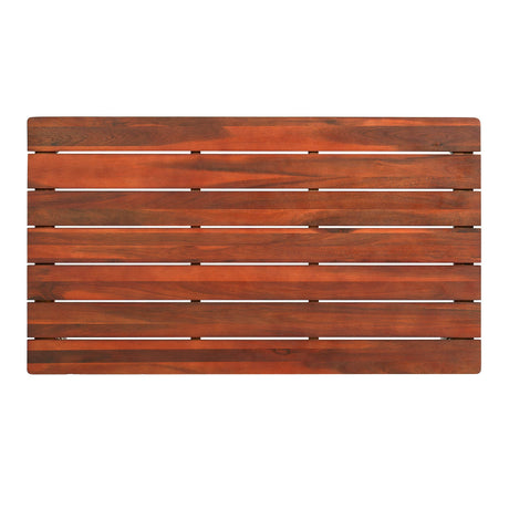 Rustic Acacia Wood Outdoor Coffee Table - Sleep Galleria