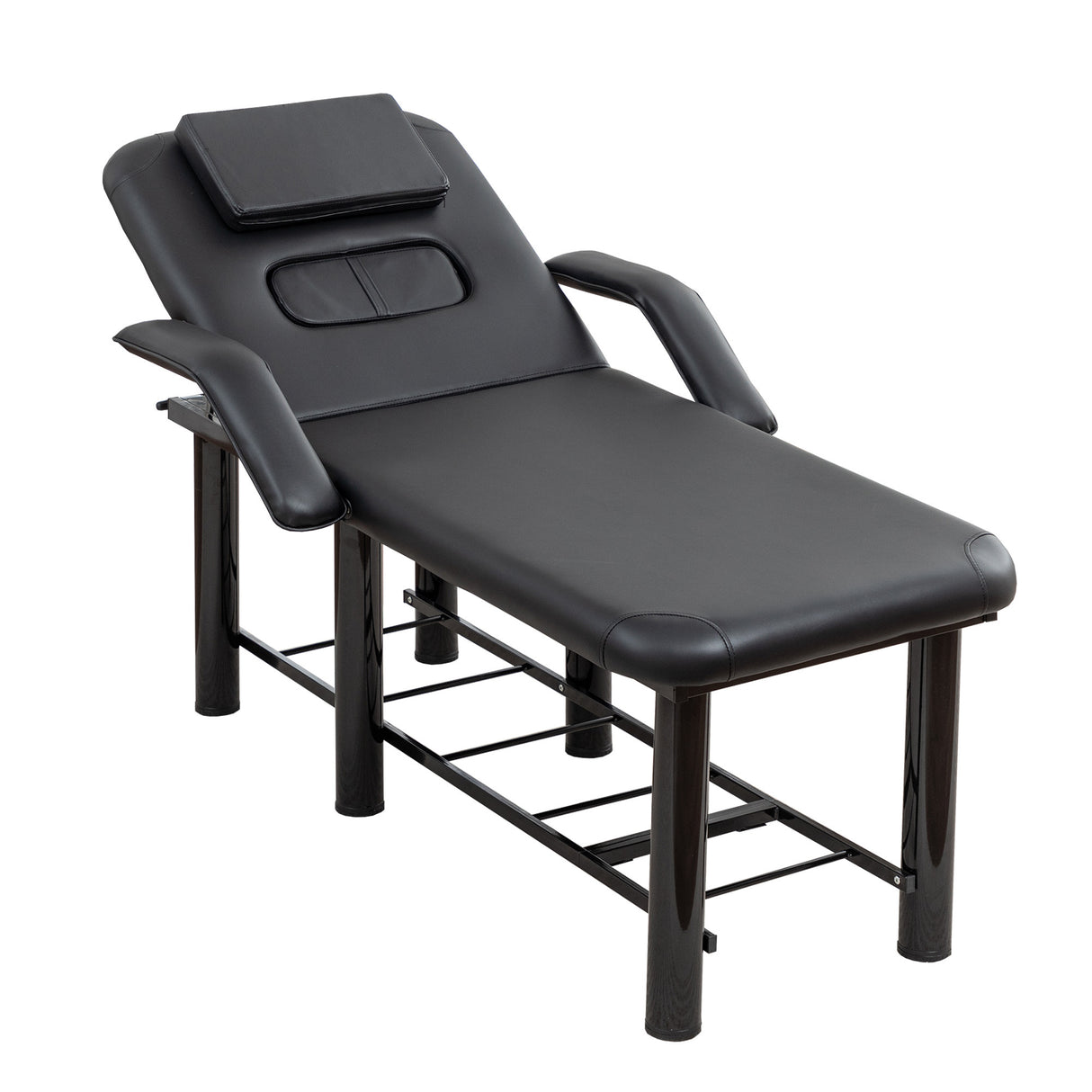 PU Adjustable Backrest Professional Beauty Massage Bed