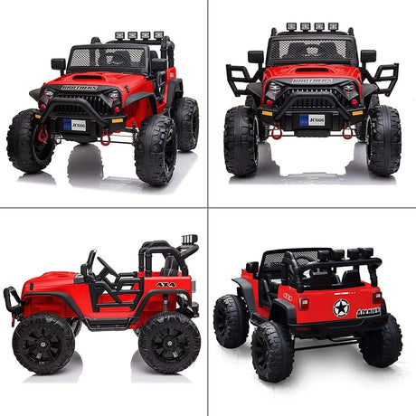 24V Remote Control Two-Seater Kids Electric Ride-On Car Truck - Omega Lifestyles