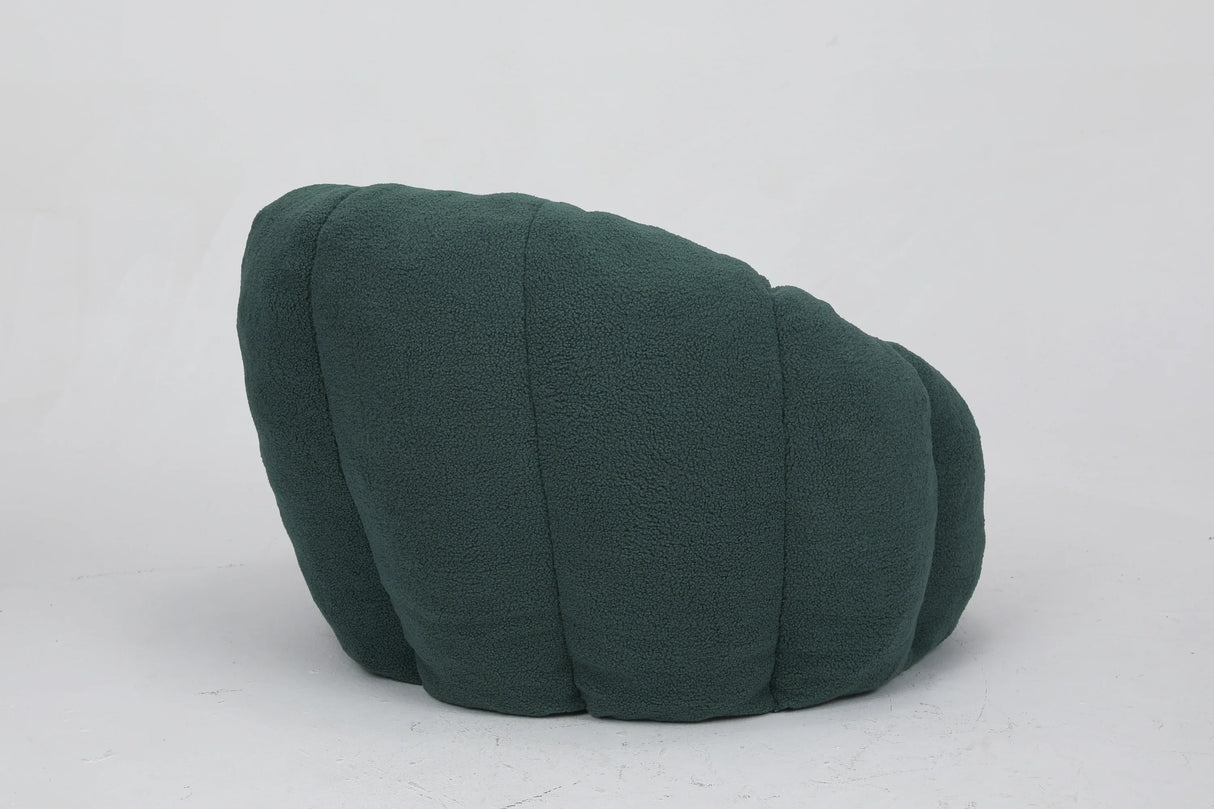 Plush Teddy Fabric Foam Filled Bean Bag Chair - Omega Lifestyles