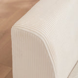 Corduroy Foam High-Density All-Foam Lounge Chair - Omega Lifestyles