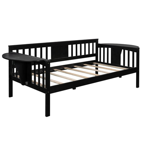 Twin Solid Wood Espresso Multifunctional Daybed Frame - Omega Lifestyles