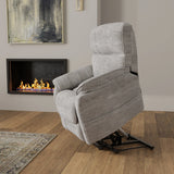 Ultra-Soft Plush Fabric Power Lift Recliner Chair - Omega Lifestyles