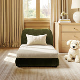 Modern Upholstered Velvet Pet Bed For Small Medium Pets
