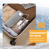 Electric Heated Plush Micro-Plush Heating Pad - Sleep Galleria
