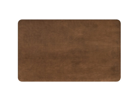 7-Piece Walnut Light Gray Synthetic Wood Dining Set - Omega Lifestyles