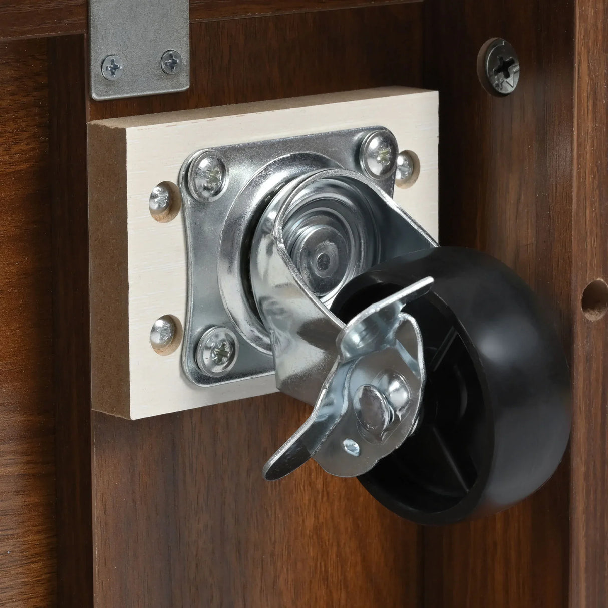 Farmhouse Sliding Barn Door Kitchen Island Cart - Omega Lifestyles