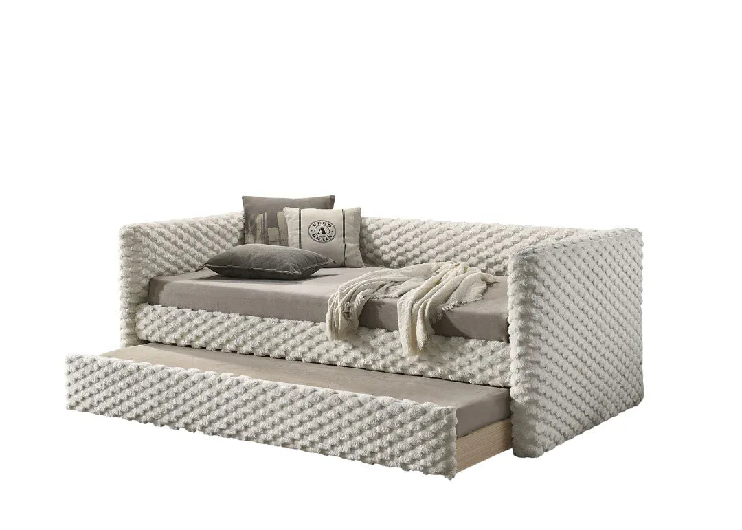 Transitional Twin Daybed With Roller Slat Trundle - Omega Lifestyles