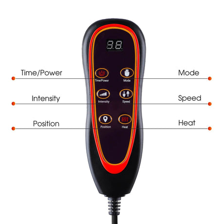 Electric Full-Body Heated Massage Chair Cushion - Sleep Galleria