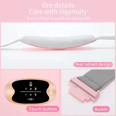 Electric Heating Menstrual Pain Relief Massage Belt - Sleep Galleria