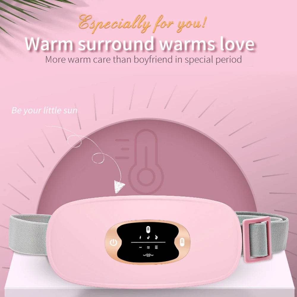 Electric Heating Menstrual Pain Relief Massage Belt - Sleep Galleria