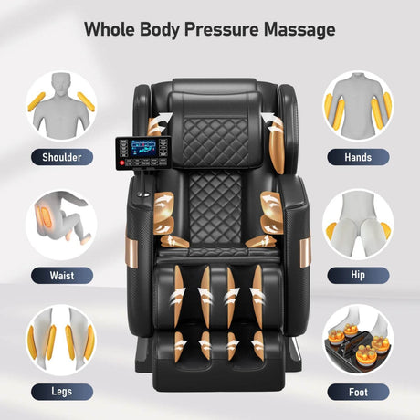 Full Body Zero-Gravity Airbag Heat Therapy Massage Chair - Omega Lifestyles