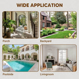 3-Piece Outdoor Wicker Patio Bistro Set With Cushions - Omega Lifestyles