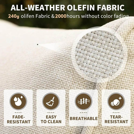 7-Piece PE Wicker Outdoor Patio Furniture Set - Omega Lifestyles