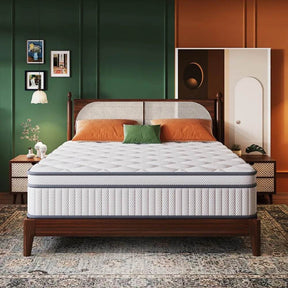 Medium Hybrid 11-Inch Gel Memory Foam Mattress - Omega Lifestyles
