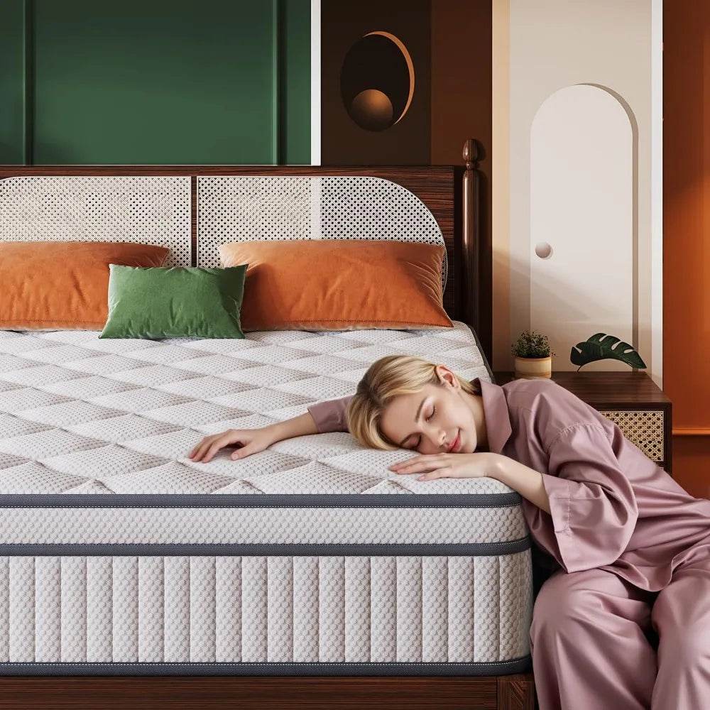 Medium Hybrid 11-Inch Gel Memory Foam Mattress - Sleep Galleria