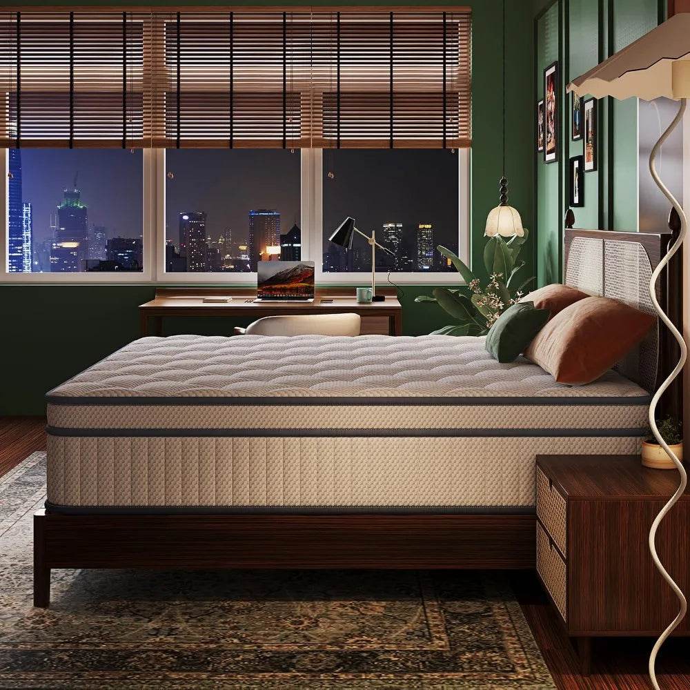 Medium Hybrid 11-Inch Gel Memory Foam Mattress - Sleep Galleria