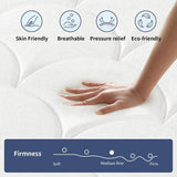 Medium Hybrid Gel Memory Foam Pocket Spring Mattress - Omega Lifestyles