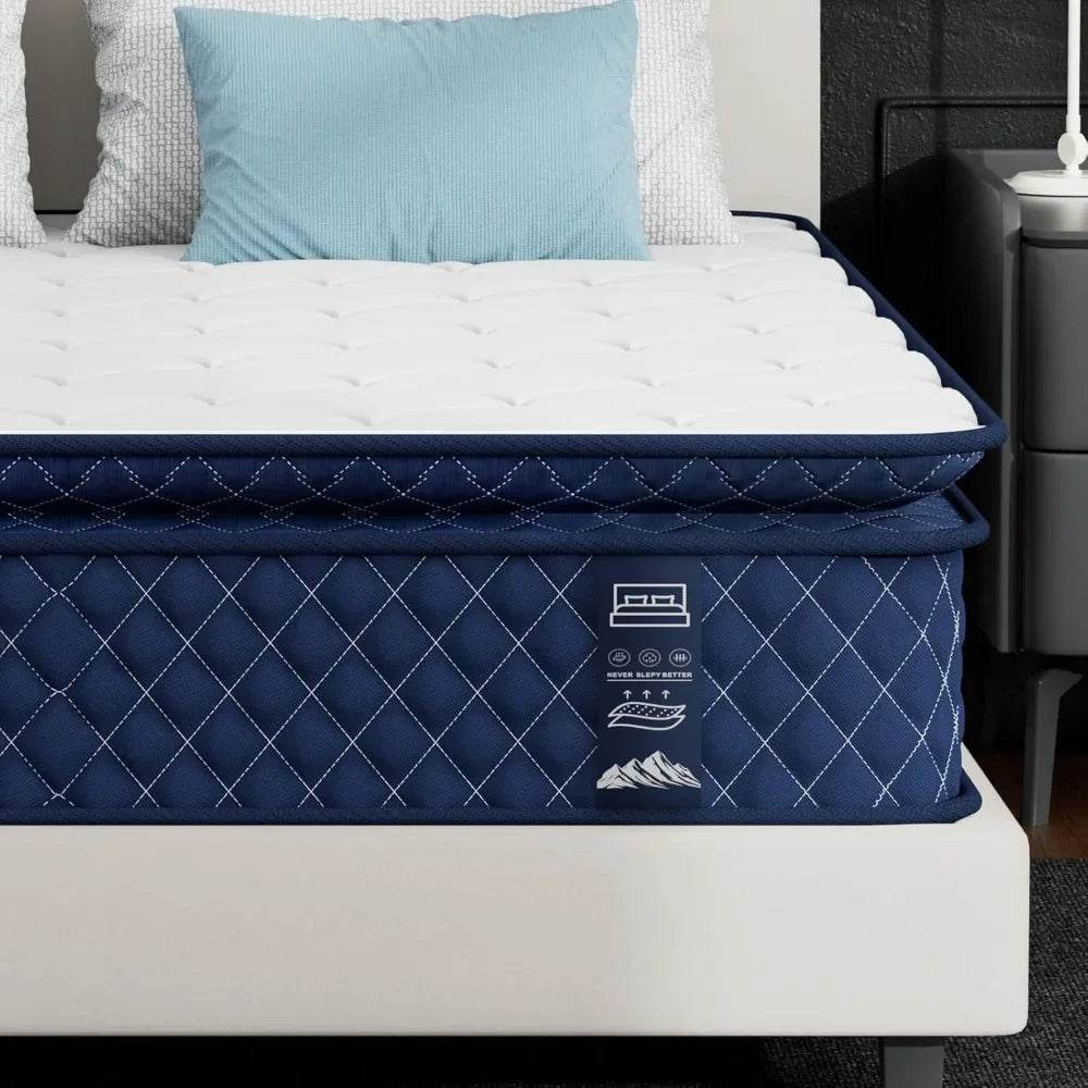 Medium Hybrid Gel Memory Foam Pocket Spring Mattress - Omega Lifestyles