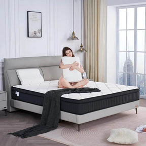 Medium Plush Hybrid Gel Memory Foam Mattress - Omega Lifestyles