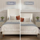 Modern Upholstered Platform Bed Frame - Omega Lifestyles