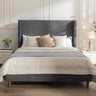 Modern Upholstered Platform Bed Frame - Omega Lifestyles