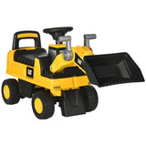 CAT Licensed Ride On Excavator Toy With Manual Shovel - Aosom - Omega Lifestyles