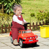 Toddler Ride On Push Car With Horn Music Lights - Aosom - Omega Lifestyles