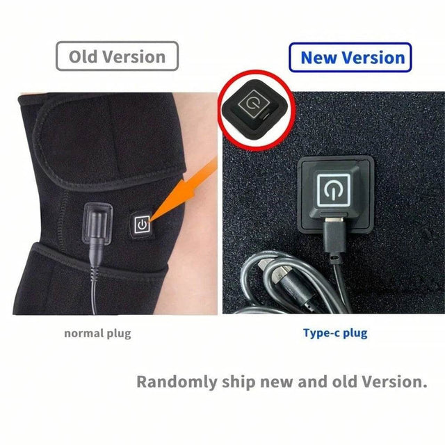 Heated Vibrating Knee Massage Pad For Relief - Omega Lifestyles