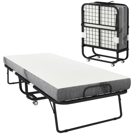 Single Soft 5-Inch Memory Foam Portable Folding Bed - Omega Lifestyles