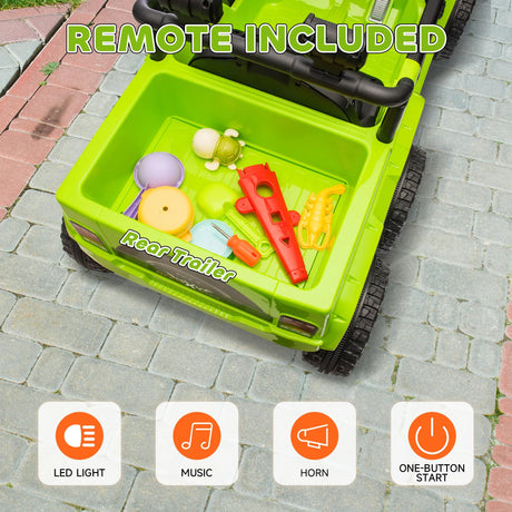 12V 4x4 Kids Electric Ride-On Car With Remote Control - Omega Lifestyles