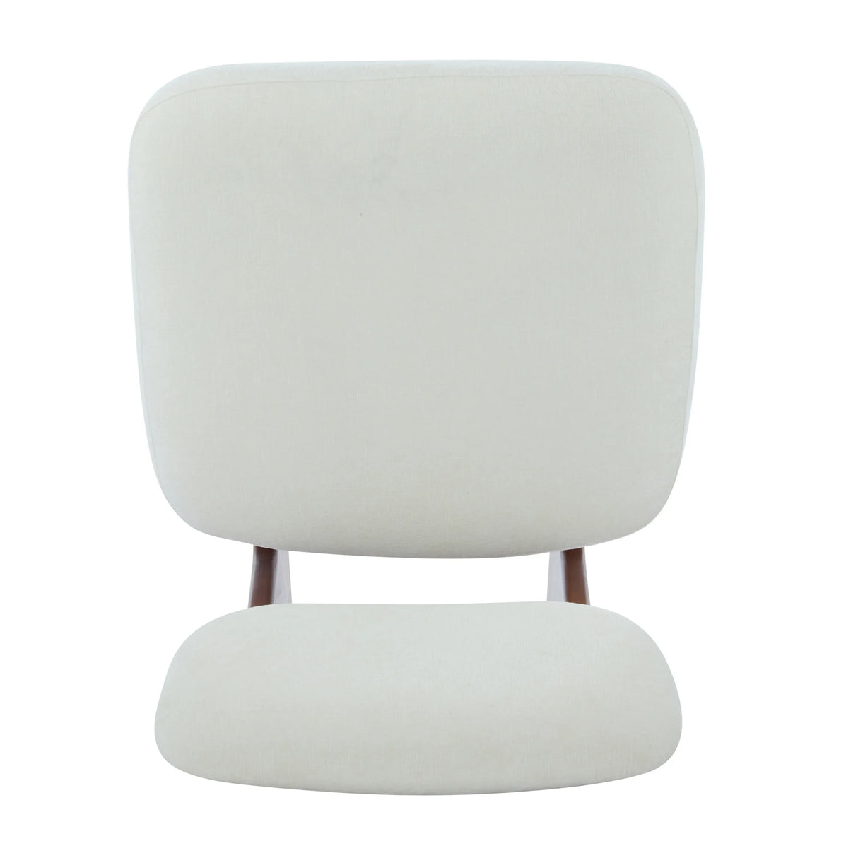 Set of 2 Modern Beige Polyester Upholstered Lounge Chairs - Omega Lifestyles