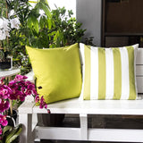 Outdoor Weather Resistant Lime Green Polyester Pillow 20x20 Inch - Omega Lifestyles