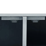 Outdoor Rolling Grill Cart With Raised Shelf Storage - Omega Lifestyles