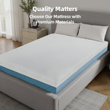 Medium 10-Inch Copper-Infused Cooling Foam Queen Mattress - Omega Lifestyles