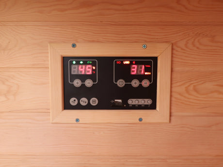 2 to 3 Person Hemlock Wood Low EMF Far Infrared Sauna - Omega Lifestyles