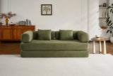 Convertible Corduroy 4-in-1 Sleeper Sofa Bed - Omega Lifestyles