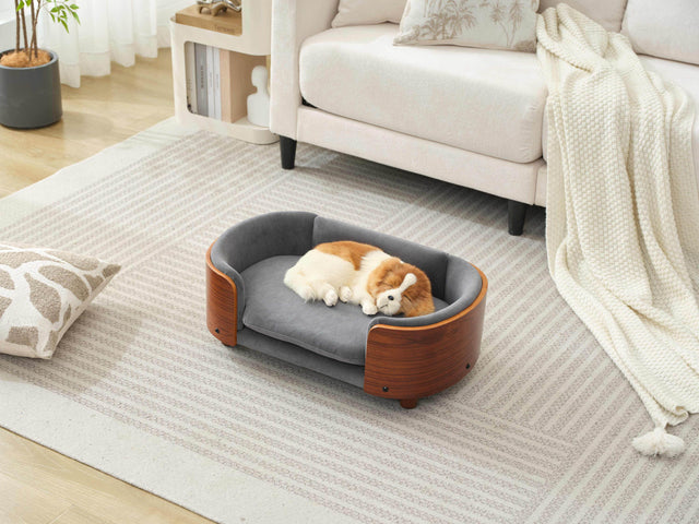 Orthopedic Scandinavian Solid Wood Elevated Dog Bed - Omega Lifestyles