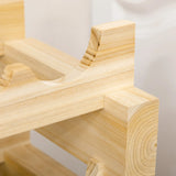 Natural Wood 72-Bottle Stackable Wine Rack Organizer - Omega Lifestyles