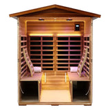 Four-Person Far-Infrared Carbon Crystal Outdoor Sauna - Omega Lifestyles