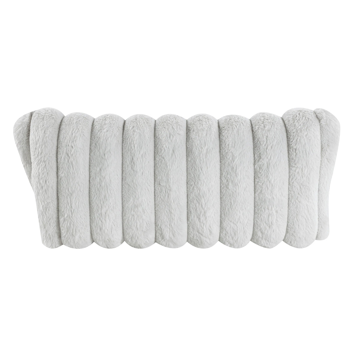 Gray Corduroy Recliner Chair With Swivel Glider And Pillows - Omega Lifestyles