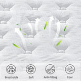 Full Medium 12-Inch Hybrid Memory Foam Full Mattress - Omega Lifestyles