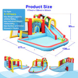 7-in-1 Inflatable Outdoor Water Park Bounce House - Omega Lifestyles