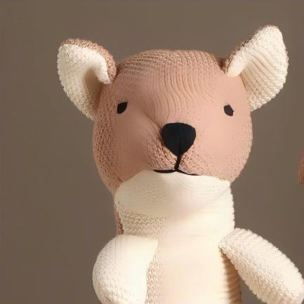 Soft Handmade Cotton Knit Plush Puppy Toy - Omega Lifestyles