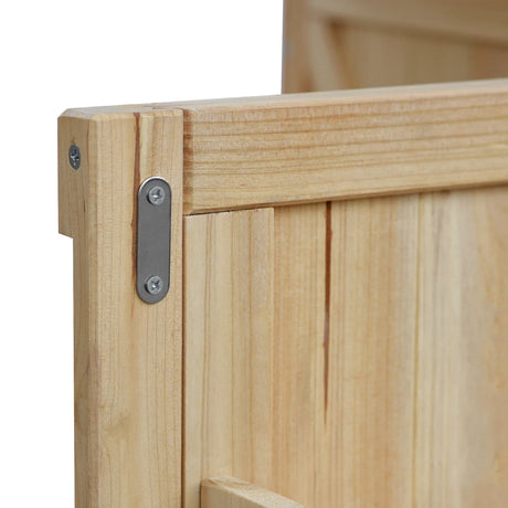 Farmhouse Solid Fir Wood Outdoor Kitchen Island Cart - Omega Lifestyles