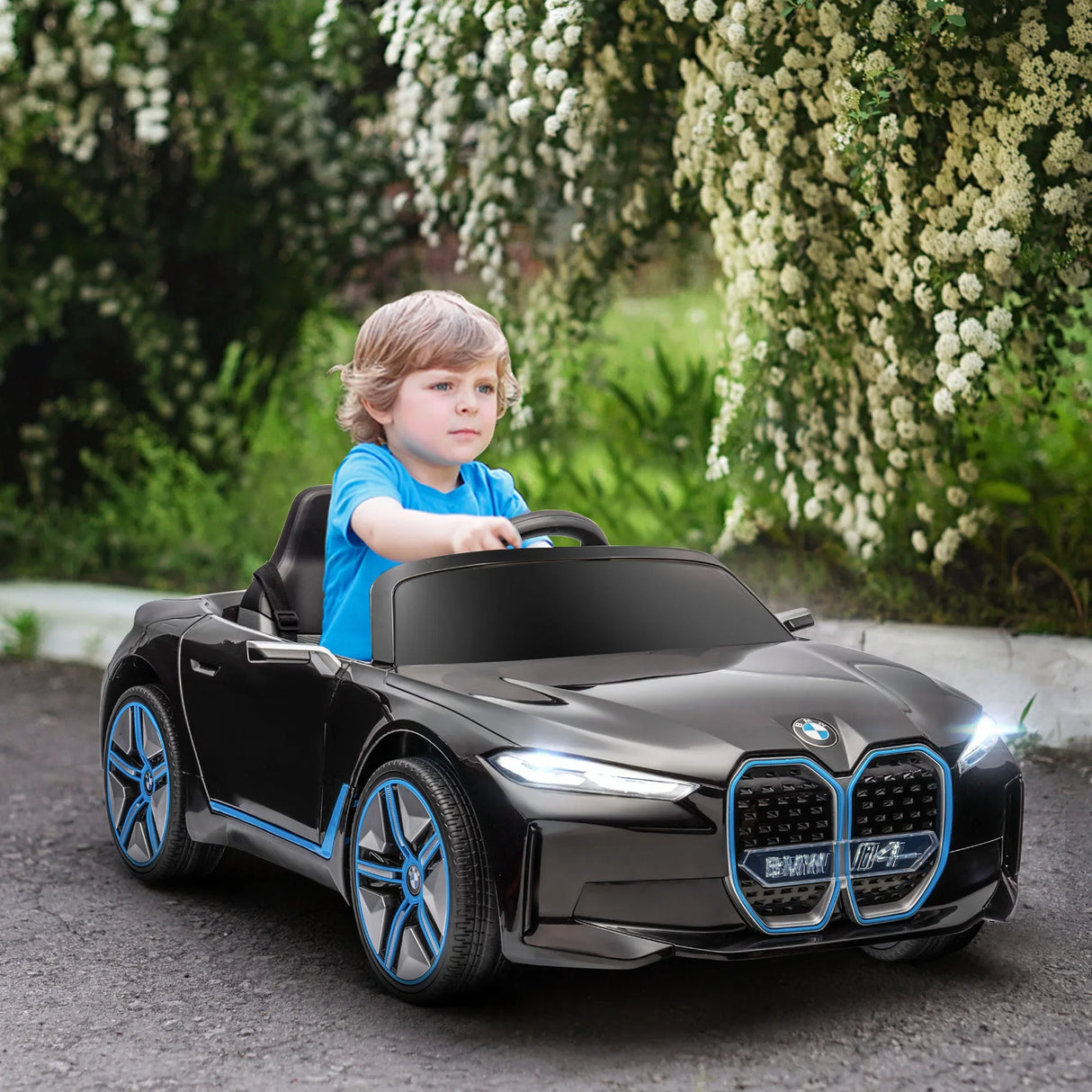 12V Licensed BMW Kids Electric Ride-On Car With Remote Control - Omega Lifestyles